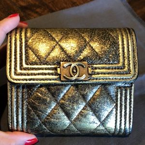 🌺🌸🌼 Chanel Boy Compact Wallet ✨✨✨